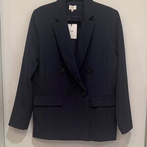 NWT An’ge Navy Double-Breasted Women’s Blazer